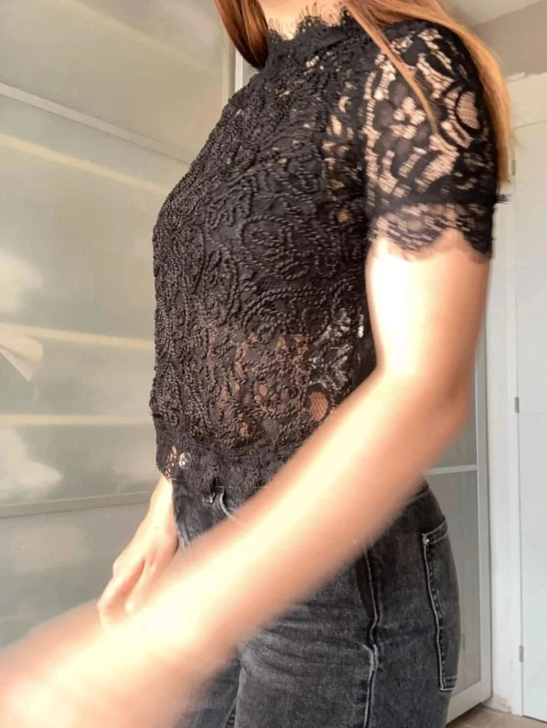 Top de renda Zara tamanho S – photo 5